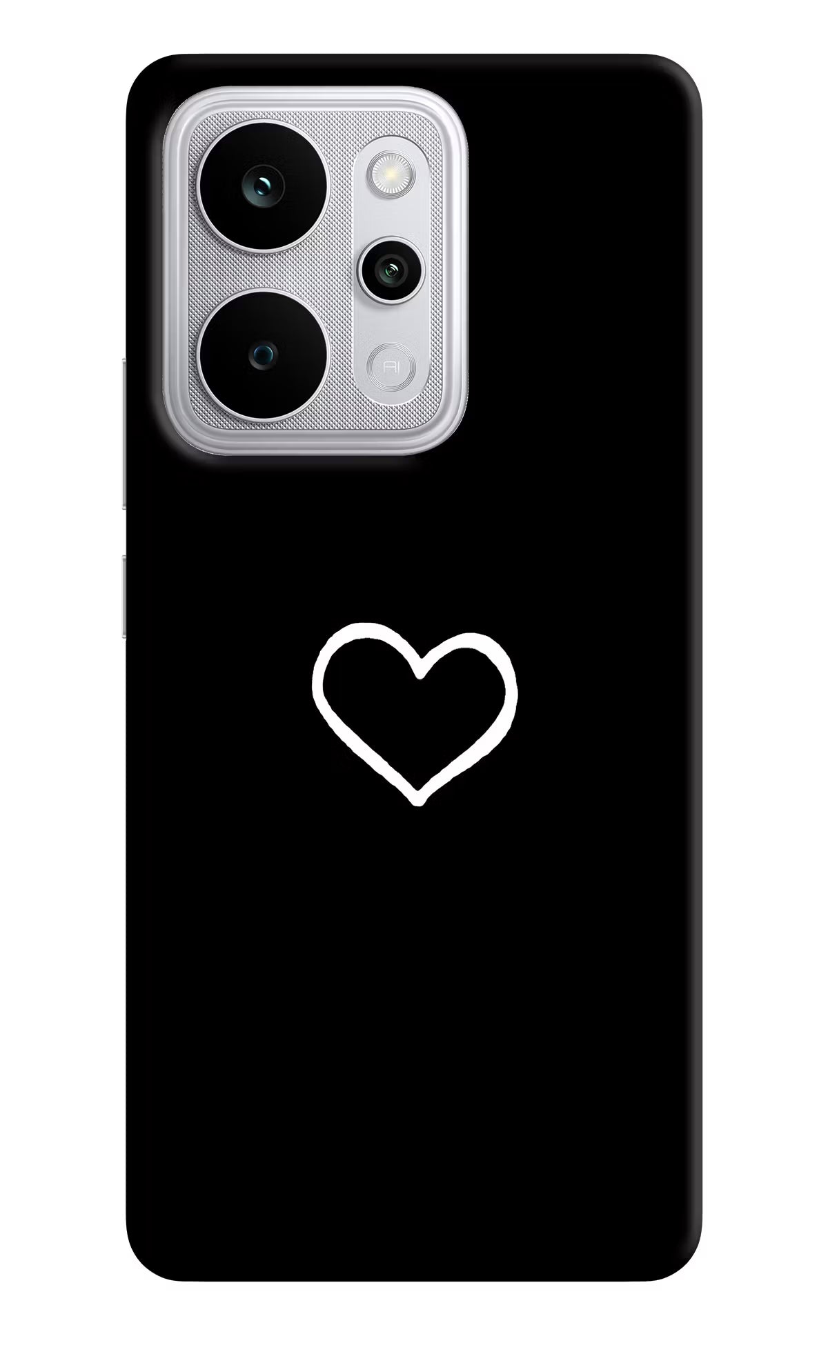 Heart Realme P4 Power 5G Back Cover