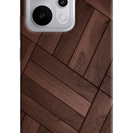 Wooden Texture Design Realme P4 Power 5G Hard Case Back Cover by Casekaro