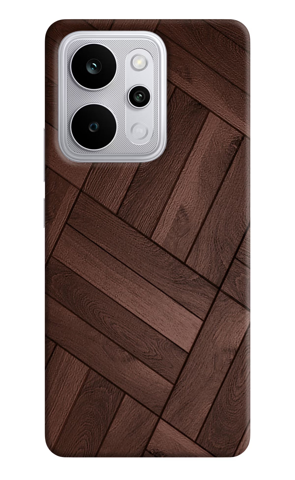 Wooden Texture Design Realme P4 Power 5G Back Cover