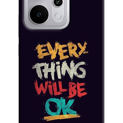 Everything Will Be Ok Realme P4 Power 5G Hard Case Back Cover by Casekaro