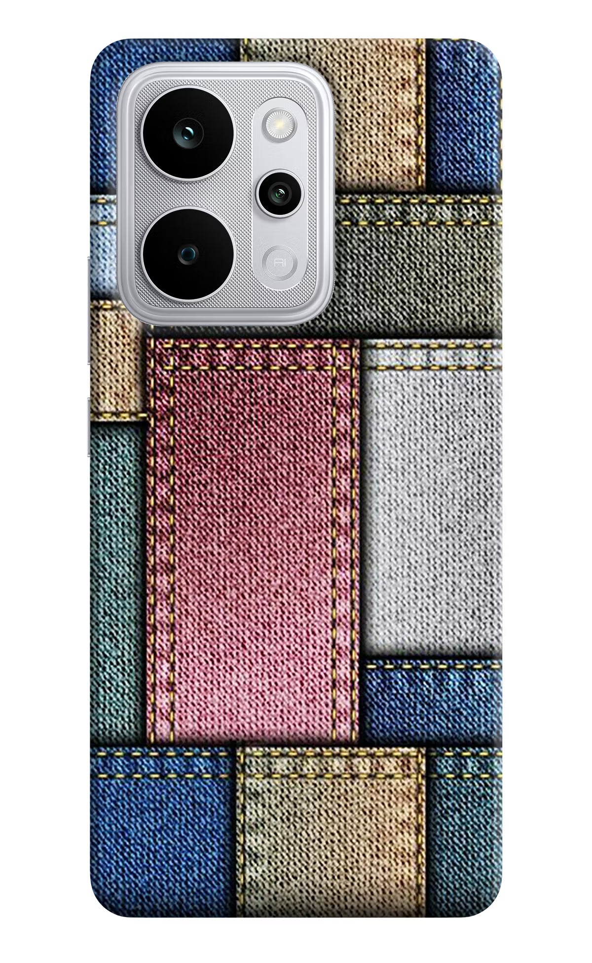 Multicolor Jeans Realme P4 Power 5G Back Cover