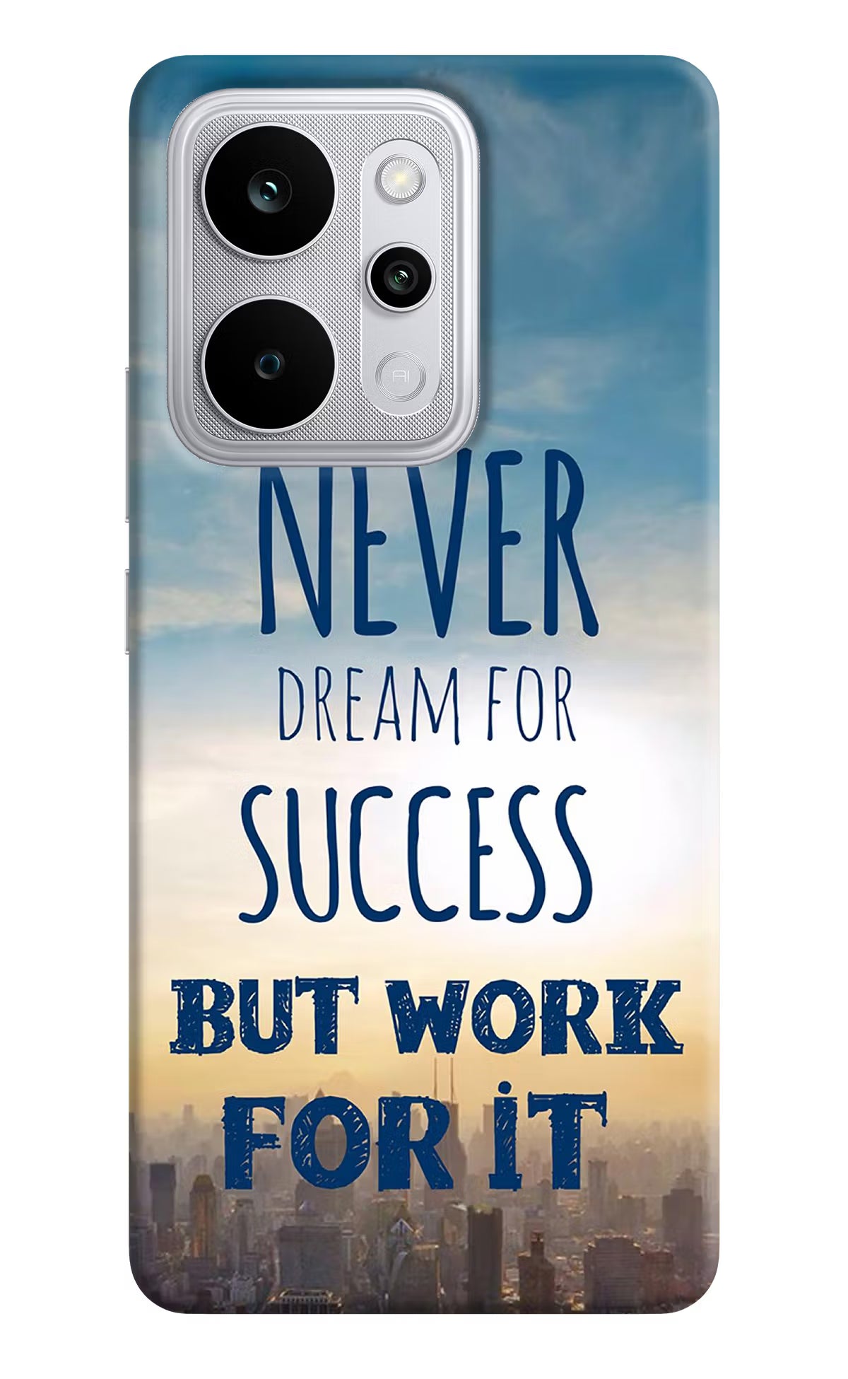 Never Dream For Success But Work For It Realme P4 Power 5G Back Cover
