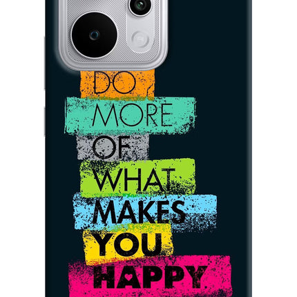 Do More Of What Makes You Happy Realme P4 Power 5G Hard Case Back Cover by Casekaro
