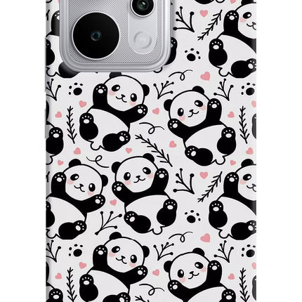 Cute Panda Realme P4 Power 5G Hard Case Back Cover by Casekaro