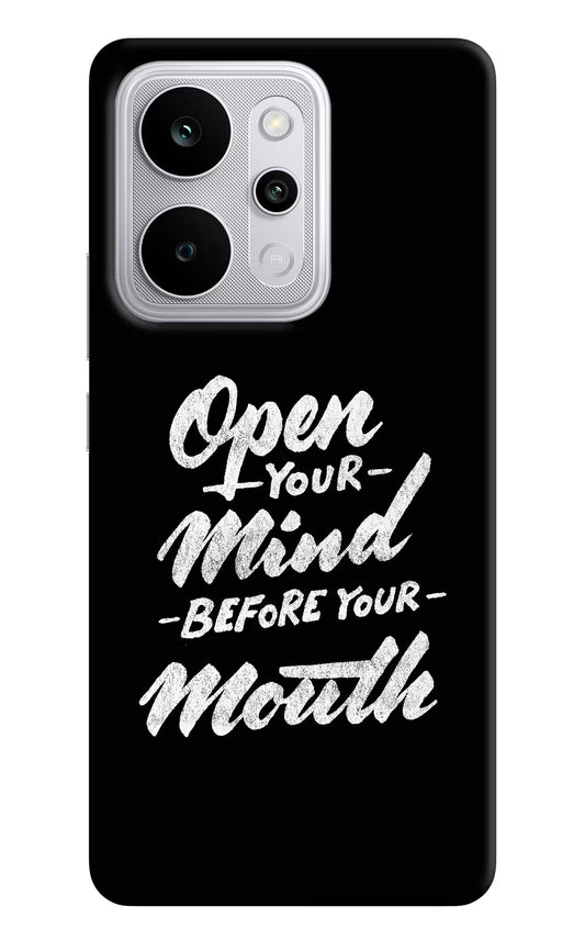 Open Your Mind Before Your Mouth Realme P4 Power 5G Back Cover