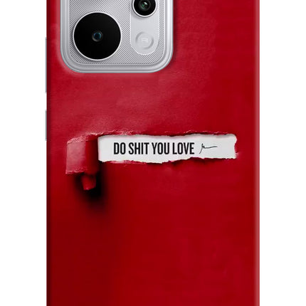 Do Shit You Love Realme P4 Power 5G Hard Case Back Cover by Casekaro