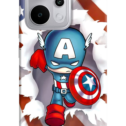 Captain America Realme P4 Power 5G Hard Case Back Cover by Casekaro