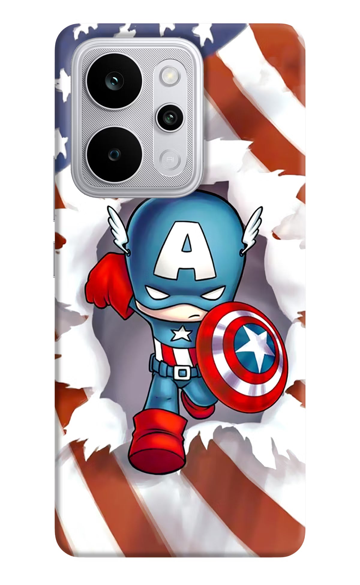 Captain America Realme P4 Power 5G Back Cover
