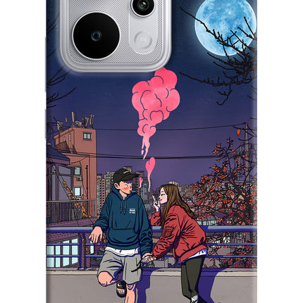 Chilling Couple Realme P4 Power 5G Hard Case Back Cover by Casekaro
