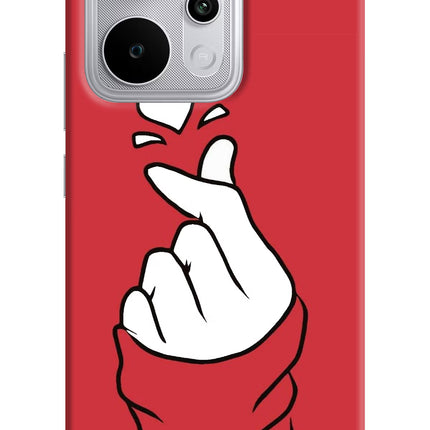 Korean Love Sign Realme P4 Power 5G Hard Case Back Cover by Casekaro
