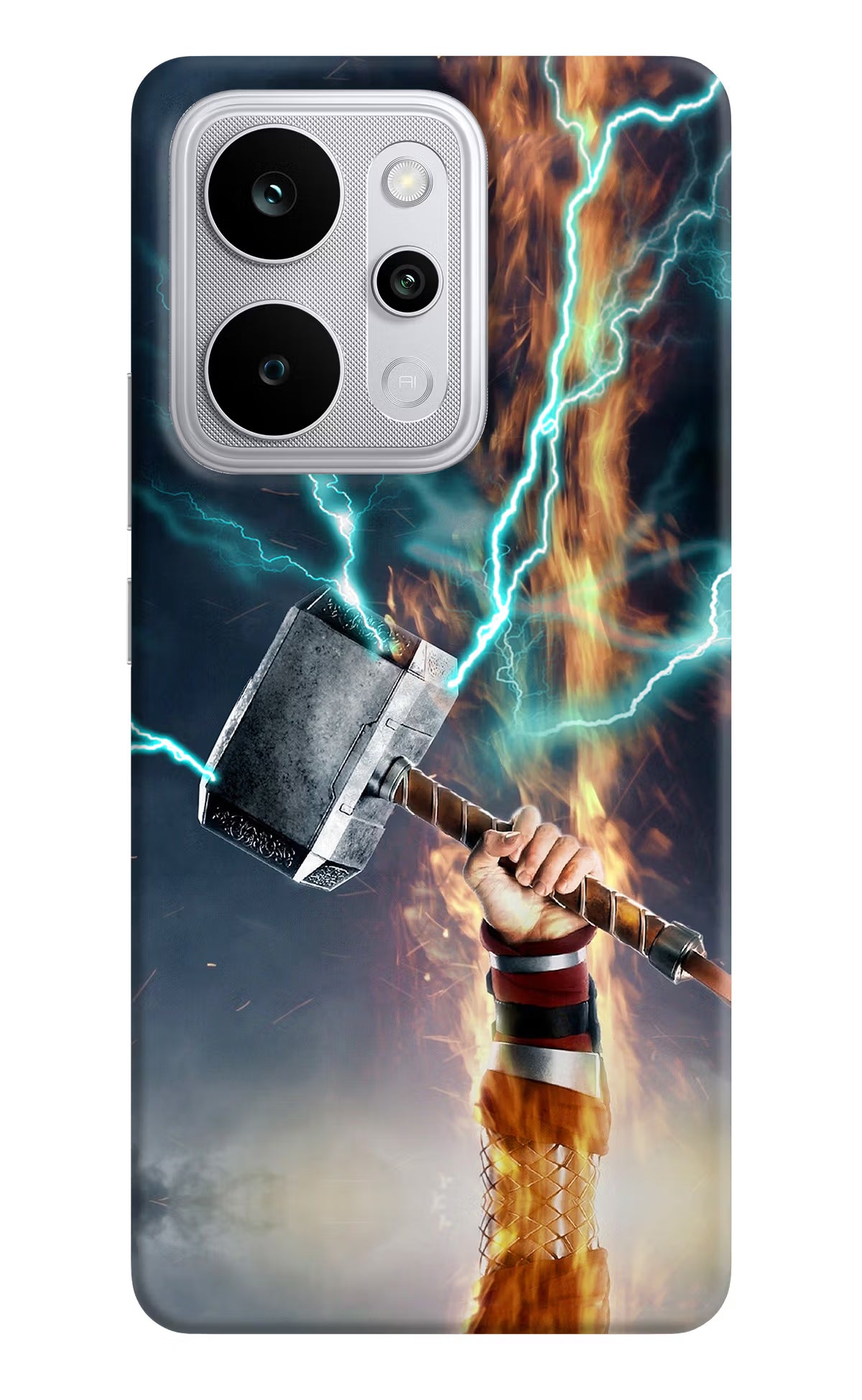 Thor Hammer Mjolnir Realme P4 Power 5G Back Cover
