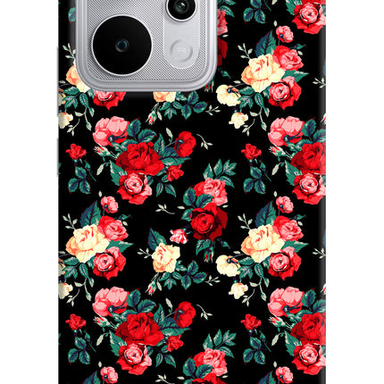 Rose Pattern Realme P4 Power 5G Hard Case Back Cover by Casekaro
