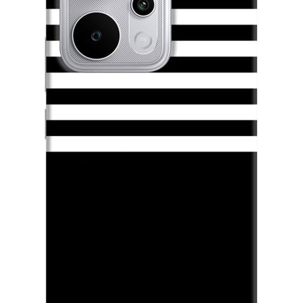 Black and White Print Realme P4 Power 5G Hard Case Back Cover by Casekaro