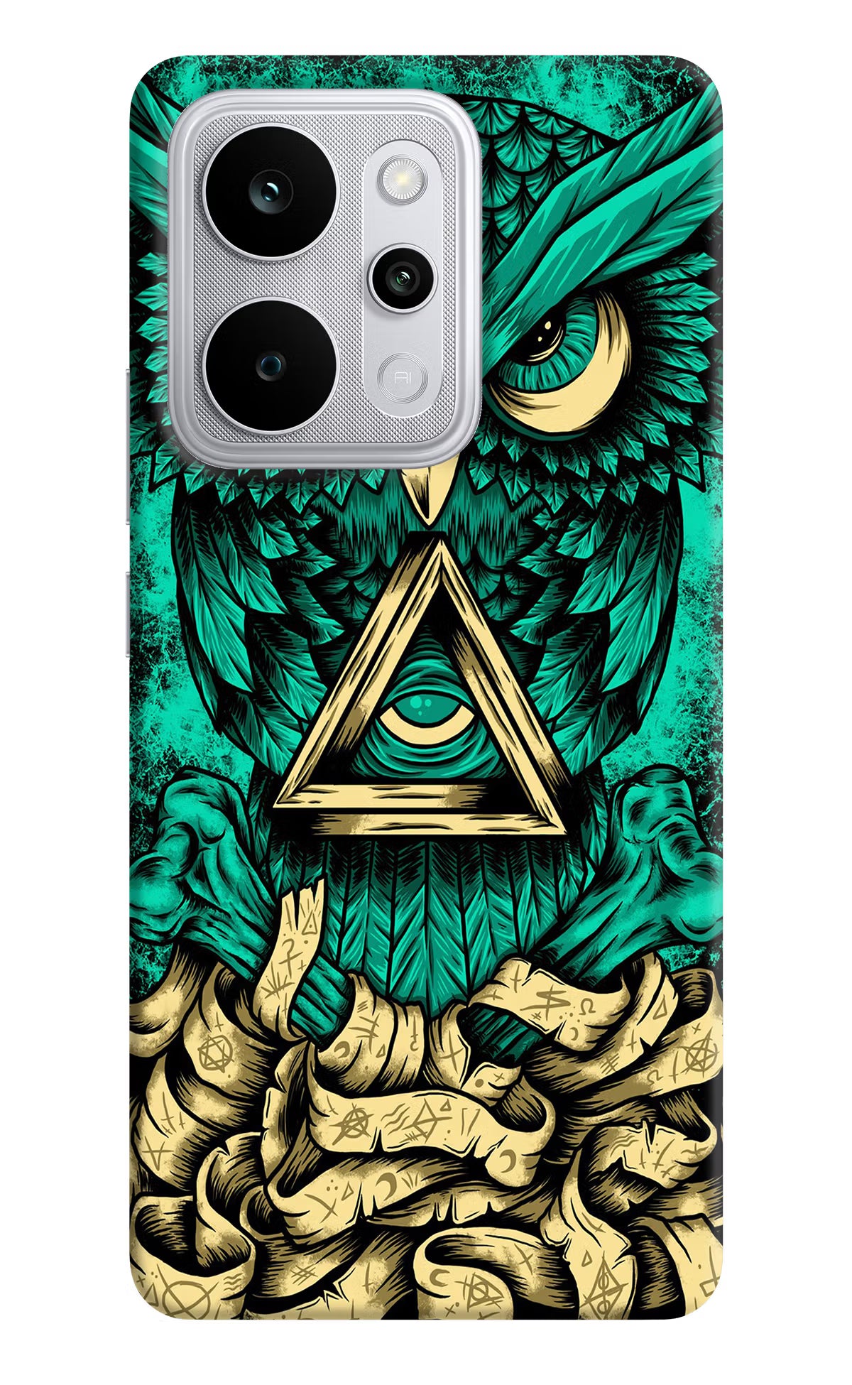Green Owl Realme P4 Power 5G Back Cover