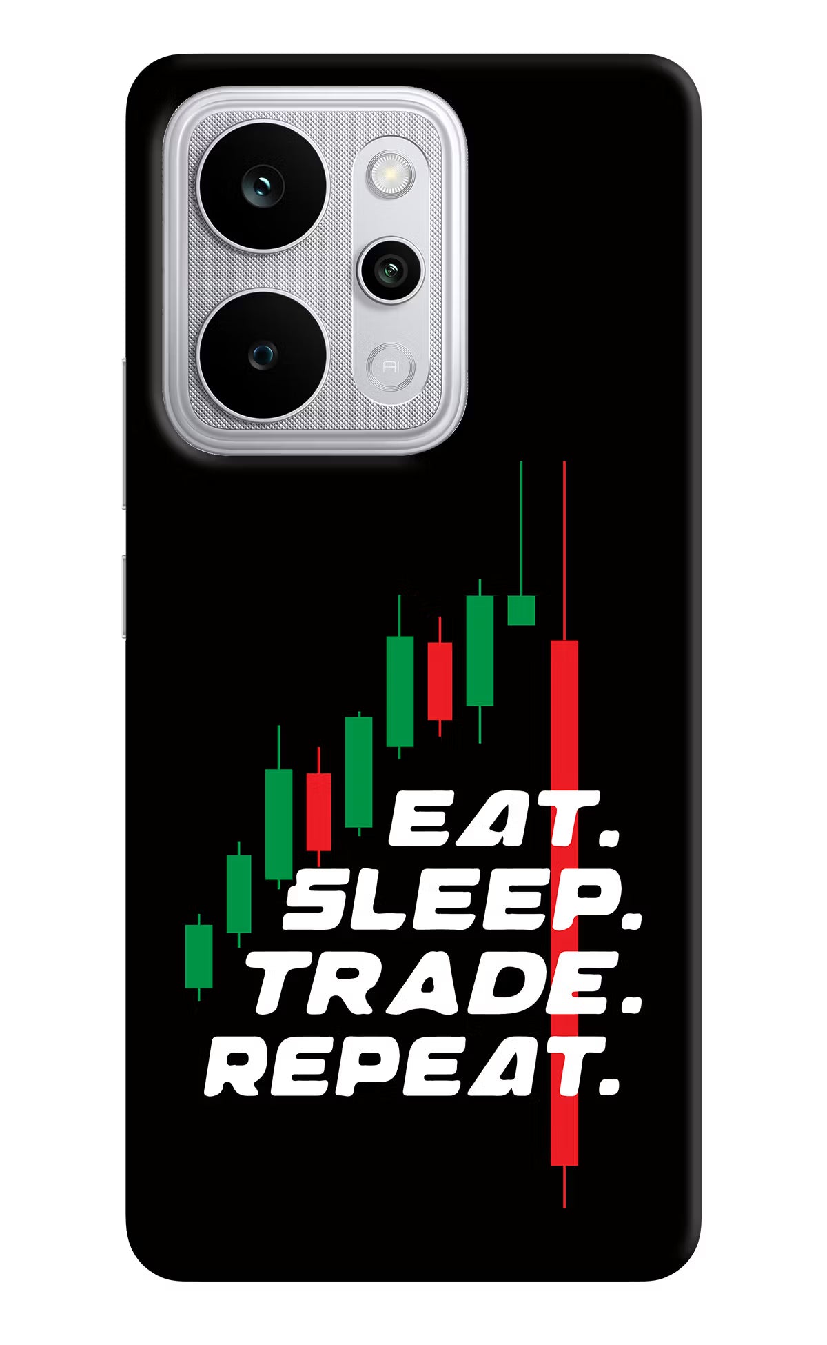 Eat Sleep Trade Repeat Realme P4 Power 5G Back Cover