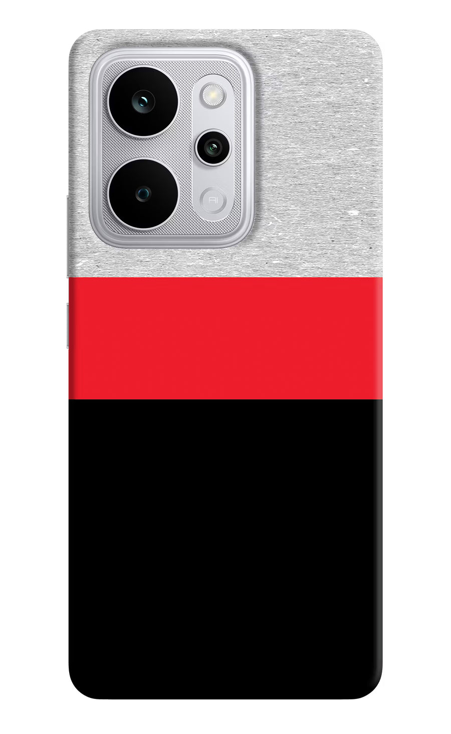 Tri Color Pattern Realme P4 Power 5G Back Cover, Hard case