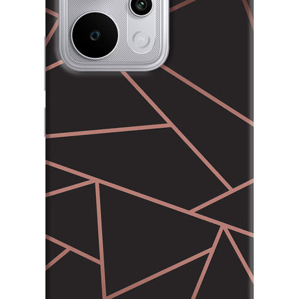 Geometric Pattern Realme P4 Power 5G Hard Case Back Cover by Casekaro