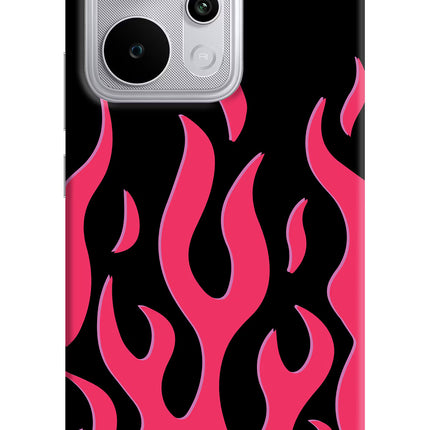 Fire Flames Realme P4 Power 5G Hard Case Back Cover by Casekaro