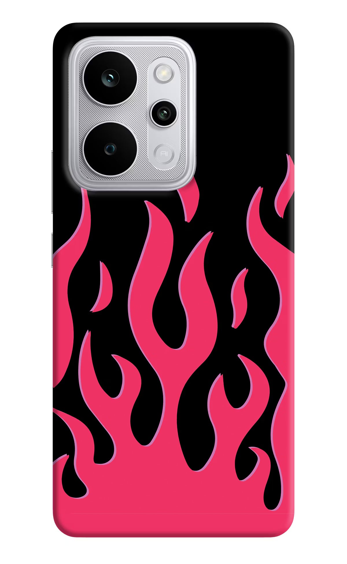 Fire Flames Realme P4 Power 5G Back Cover