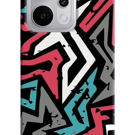 Geometric Graffiti Realme P4 Power 5G Hard Case Back Cover by Casekaro