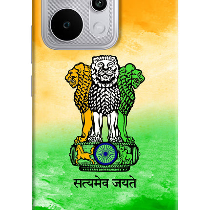 Satyamev Jayate Flag Realme P4 Power 5G Hard Case Back Cover by Casekaro