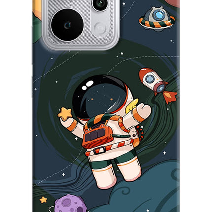 Cartoon Astronaut Realme P4 Power 5G Hard Case Back Cover by Casekaro