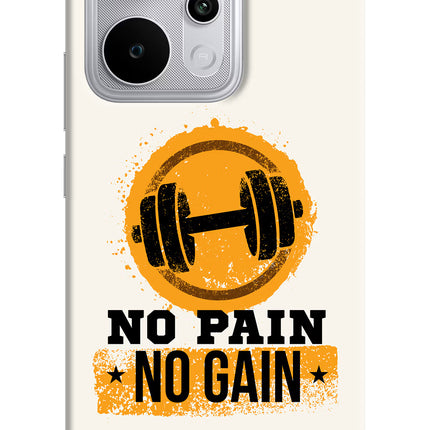 No Pain No Gain Realme P4 Power 5G Hard Case Back Cover by Casekaro