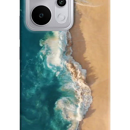 Ocean Beach Realme P4 Power 5G Hard Case Back Cover by Casekaro