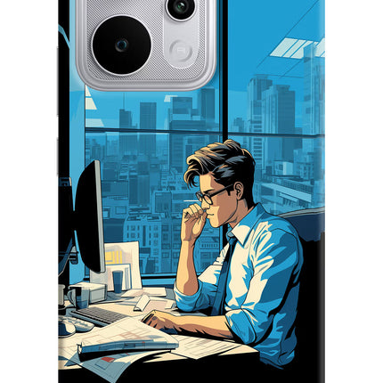 Focused Hustler (AI Generated) Realme P4 Power 5G Hard Case Back Cover by Casekaro