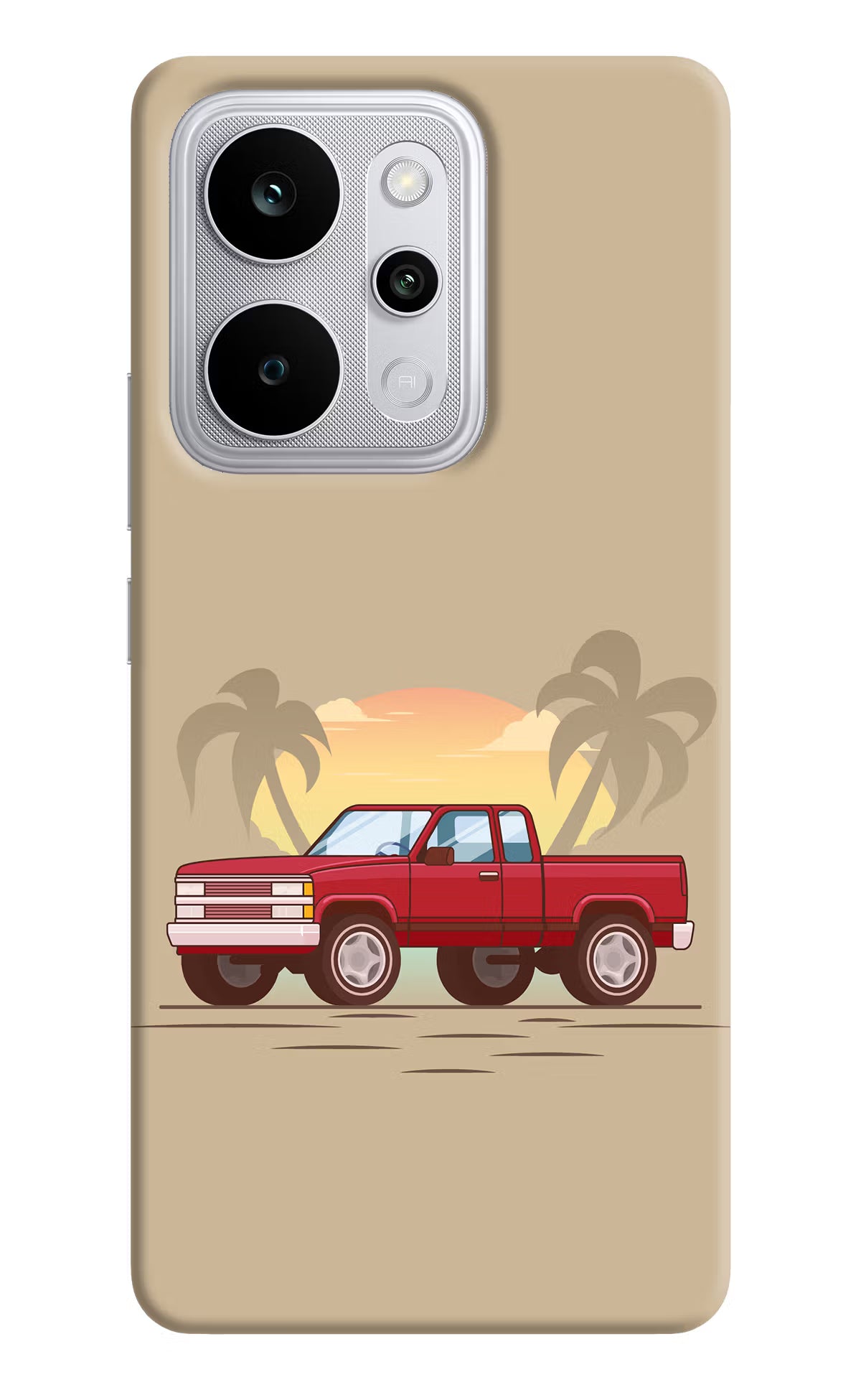 Desert Classic Drive Realme P4 Power 5G Back Cover