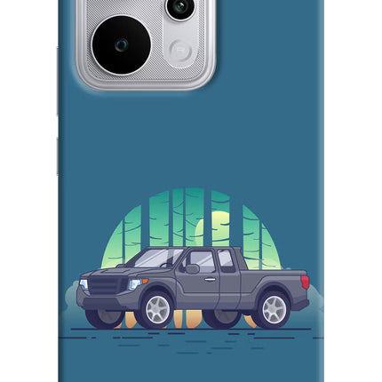 Retro Garage Vibe Realme P4 Power 5G Hard Case Back Cover by Casekaro