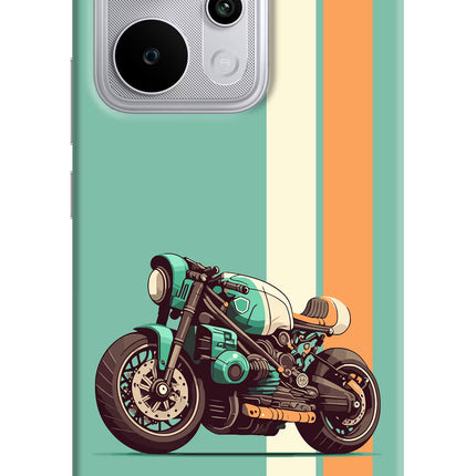 Striped Moto Drift Realme P4 Power 5G Hard Case Back Cover by Casekaro
