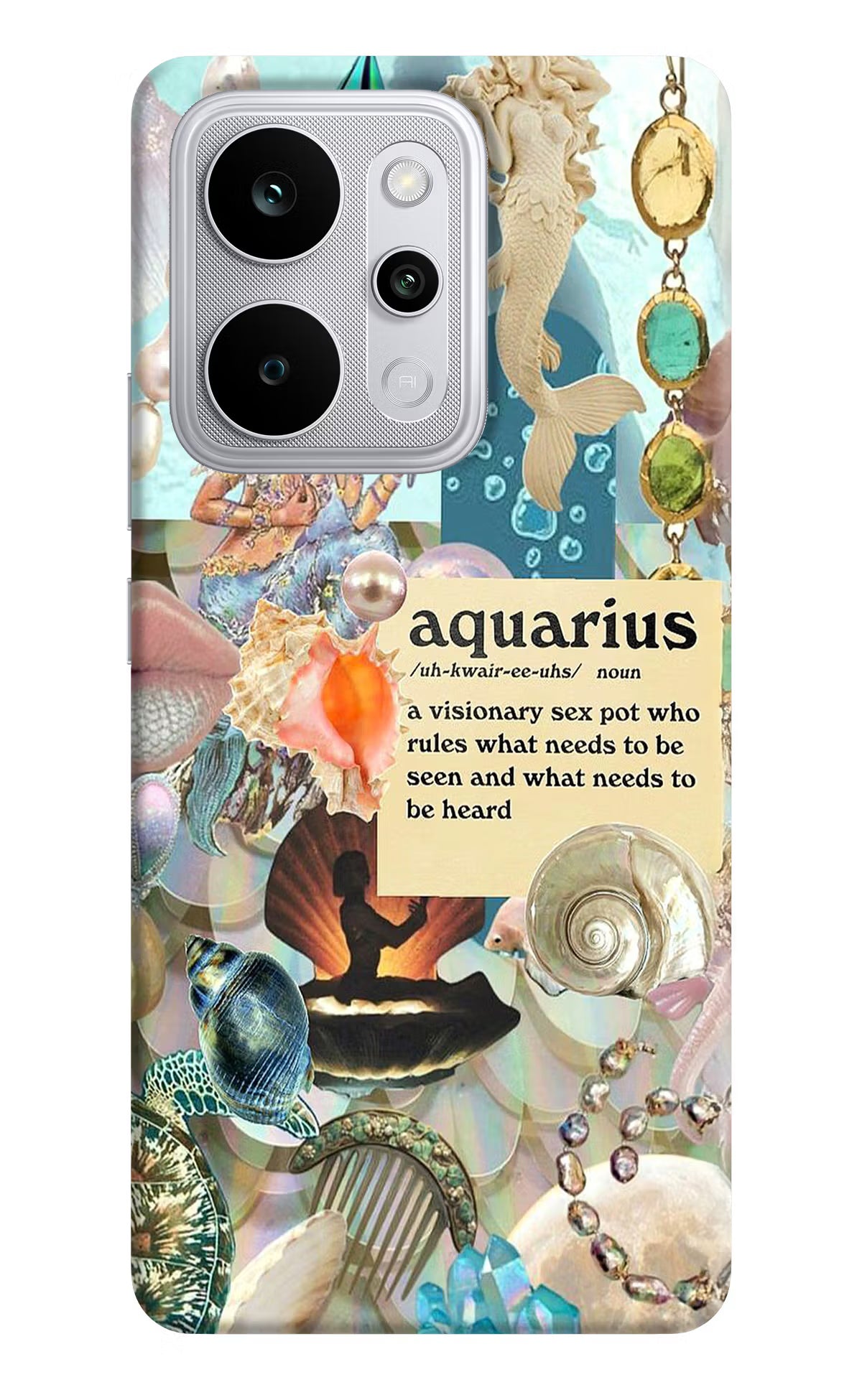 Aquarius Zodiac Realme P4 Power 5G Back Cover