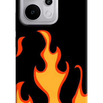 Fired Up – Black Realme P4 Power 5G Hard Case Back Cover by Casekaro