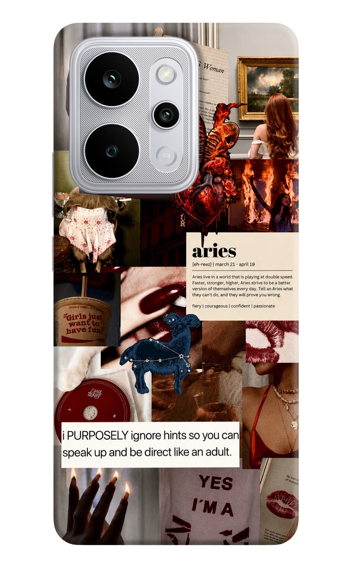 Zodiac Aries Realme P4 Power 5G Back Cover