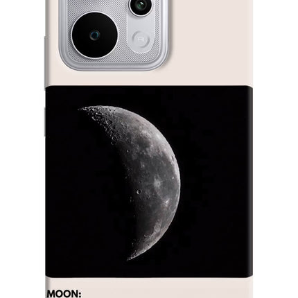 Moon Phase Realme P4 Power 5G Hard Case Back Cover by Casekaro