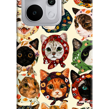 Cool Cat Realme P4 Power 5G Hard Case Back Cover by Casekaro