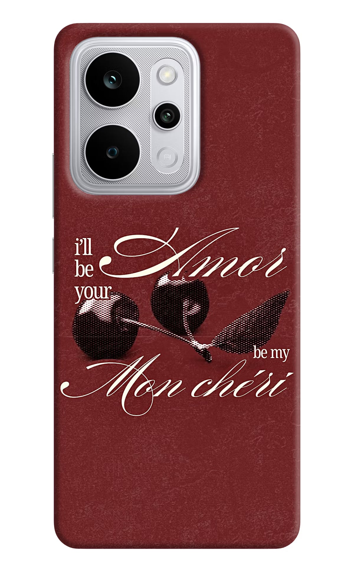 Velvet Cherry Realme P4 Power 5G Back Cover
