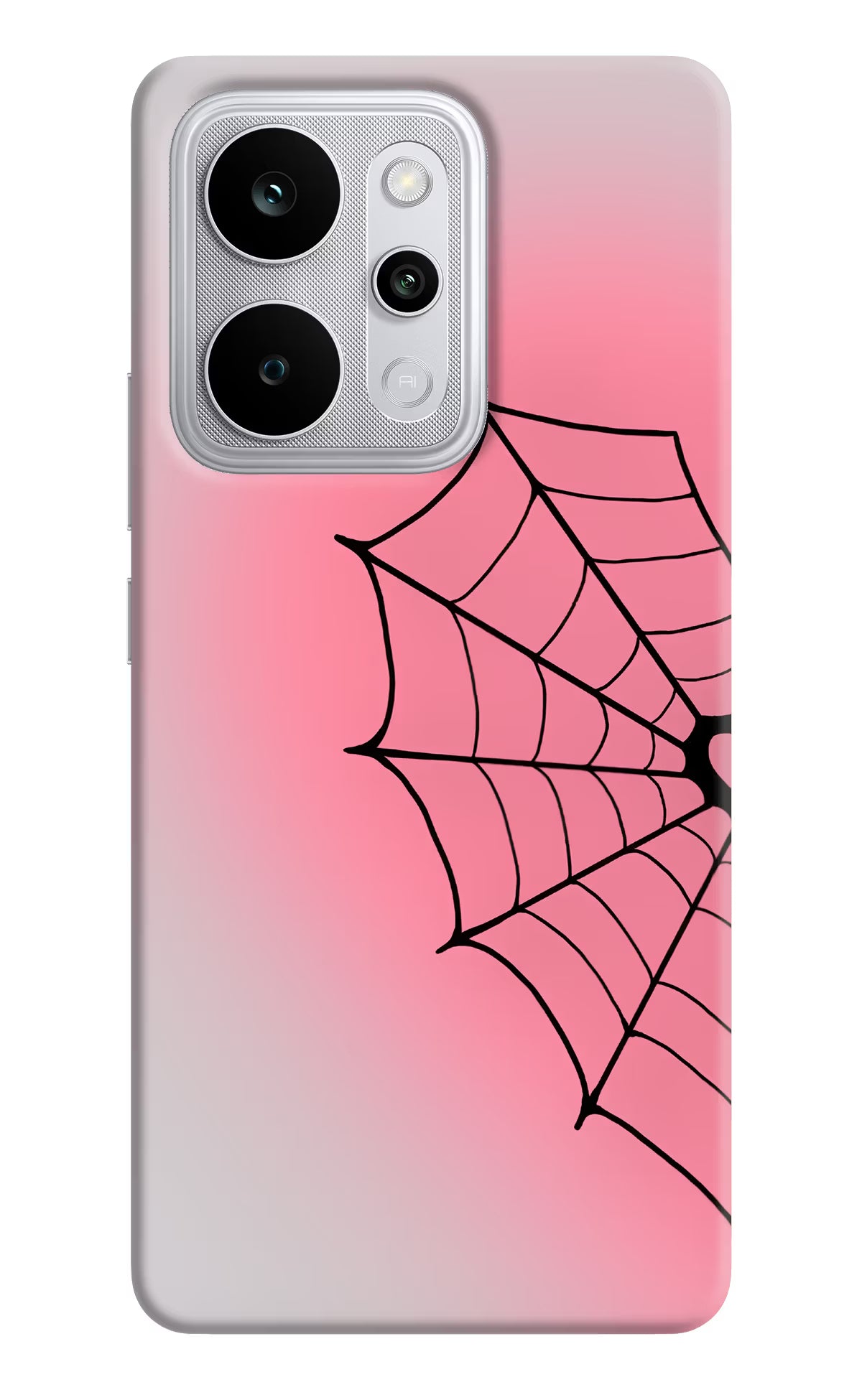 Pink Web Realme P4 Power 5G Back Cover