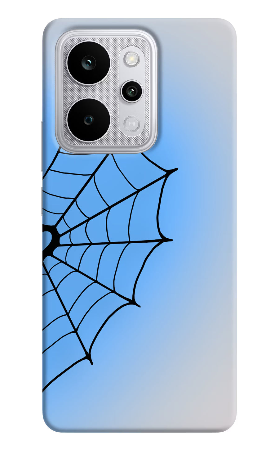 Blue Web Realme P4 Power 5G Back Cover, Hard case