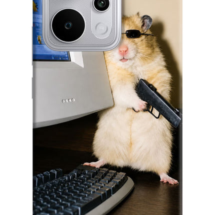 Hacker Hamster Realme P4 Power 5G Hard Case Back Cover by Casekaro