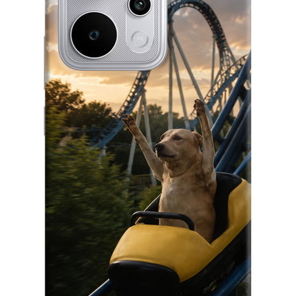 Rollercoaster Dog Realme P4 Power 5G Hard Case Back Cover by Casekaro