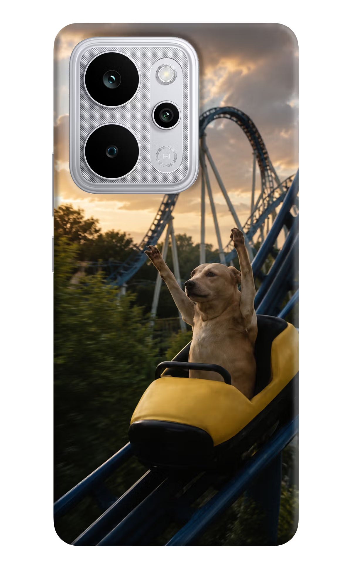 Rollercoaster Dog Realme P4 Power 5G Back Cover