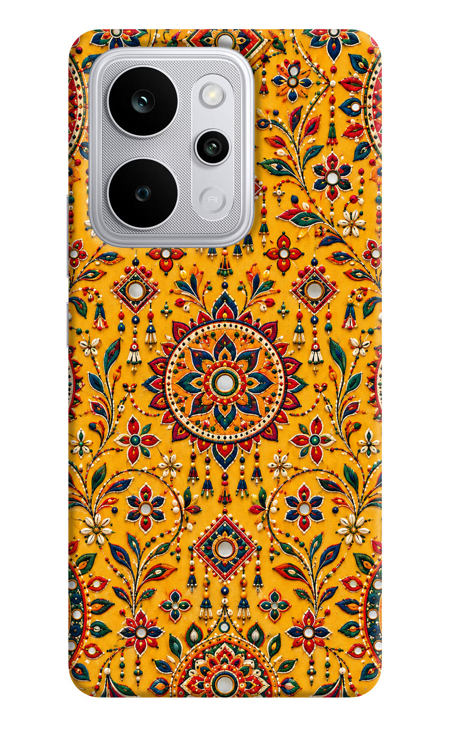 Sunlit Aura Realme P4 Power 5G Back Cover, Hard case