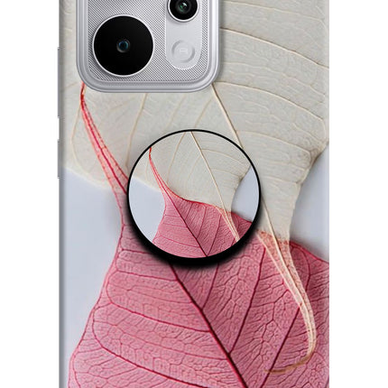 White Pink Leaf Realme P4 Power 5G Pop Case by Casekaro