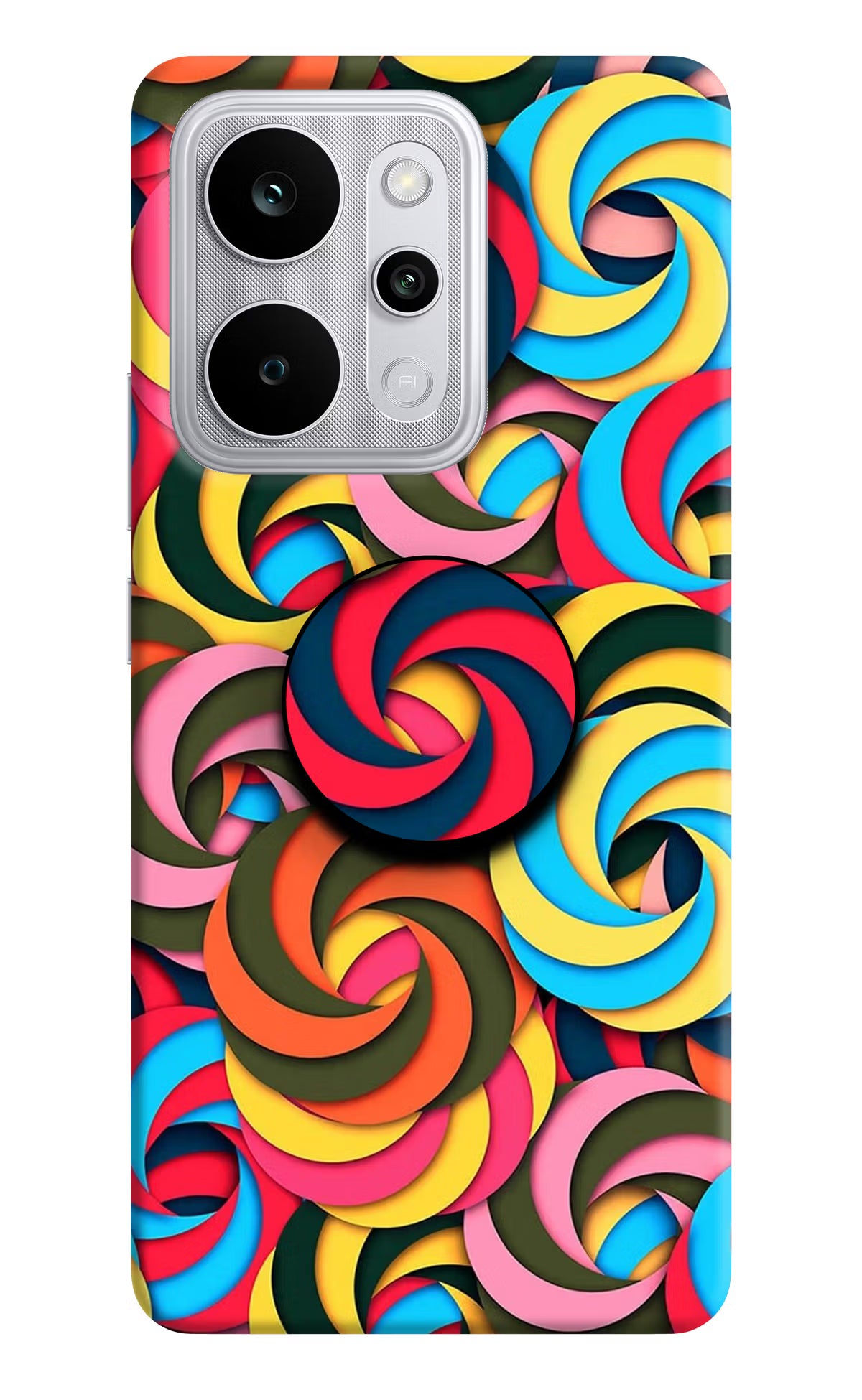 Spiral Pattern Realme P4 Power 5G Pop Case