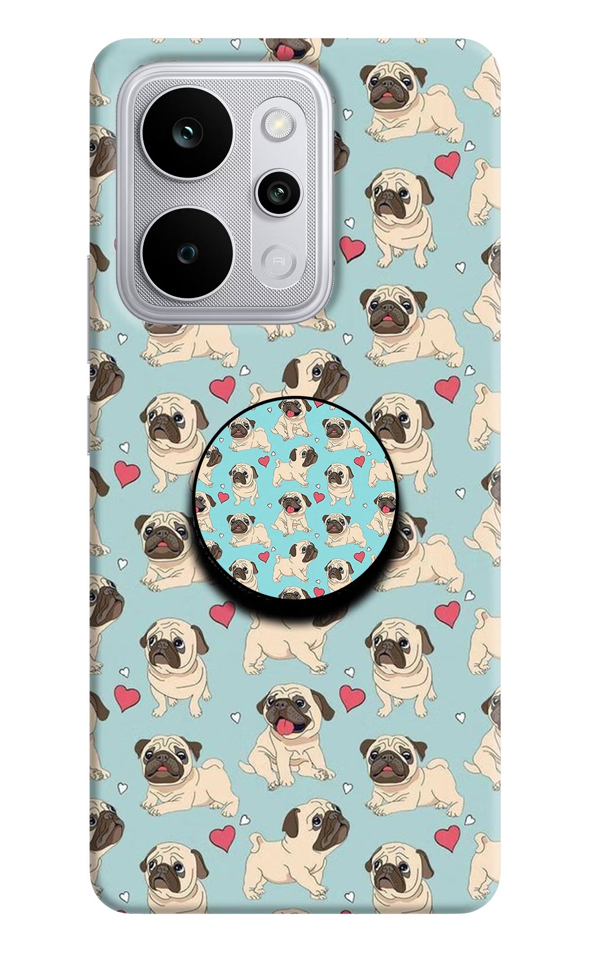 Pug Dog Realme P4 Power 5G Pop Case