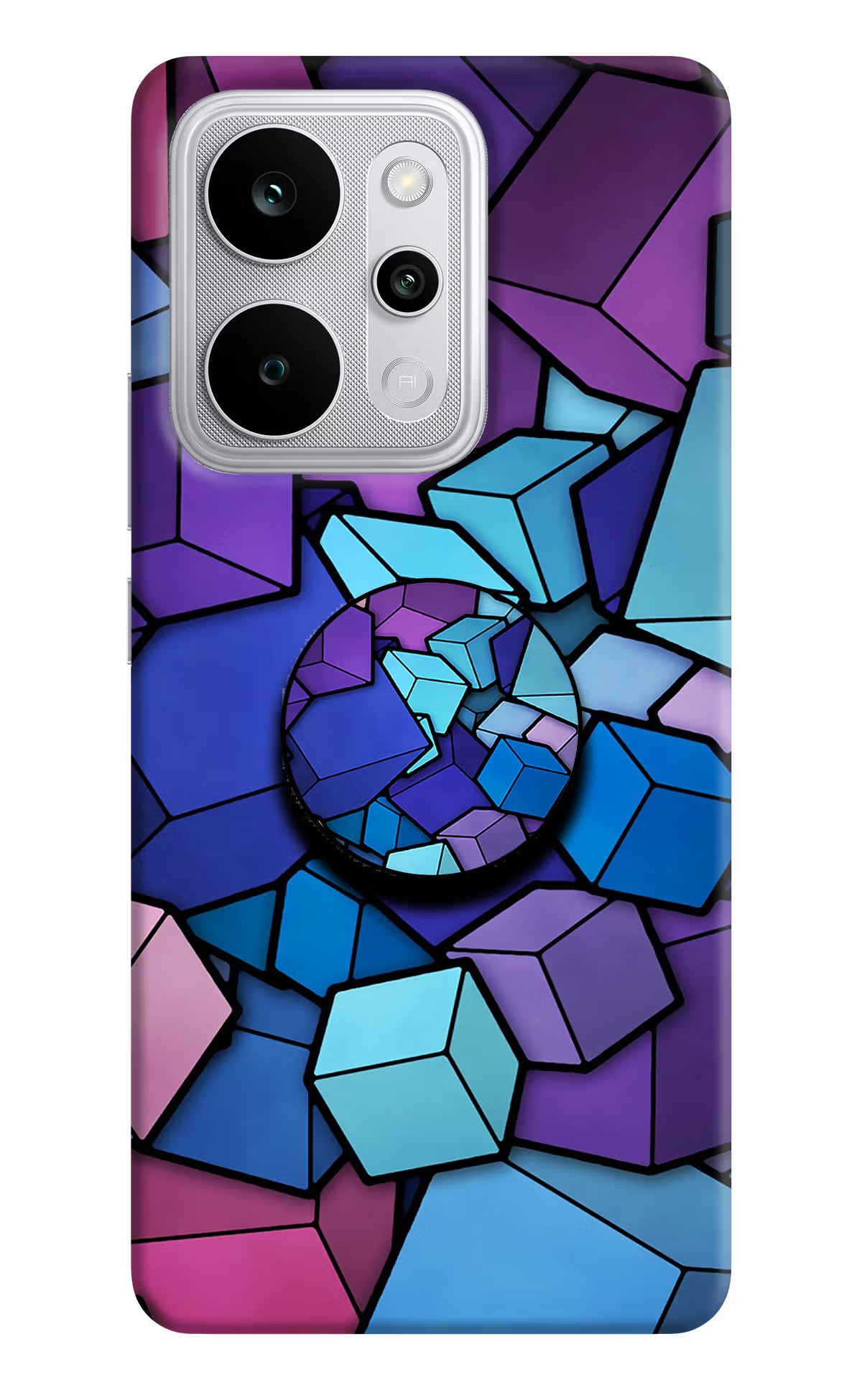Cubic Abstract Realme P4 Power 5G Pop Case