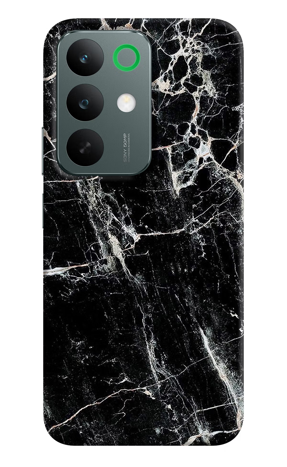 Black Marble Texture Realme C85 5G Back Cover
