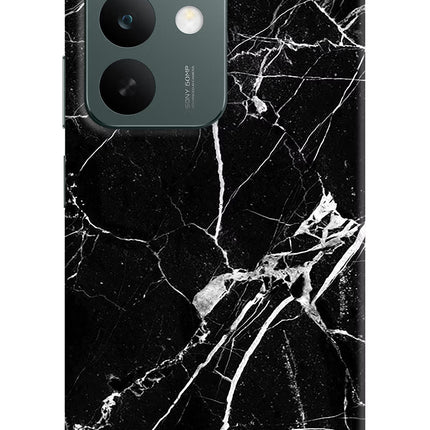 Black Marble Pattern Realme C85 5G Hard Case Back Cover by Casekaro